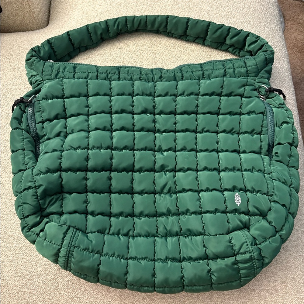 Free People Movement Quilted Carryall Bag in Fuji Jade